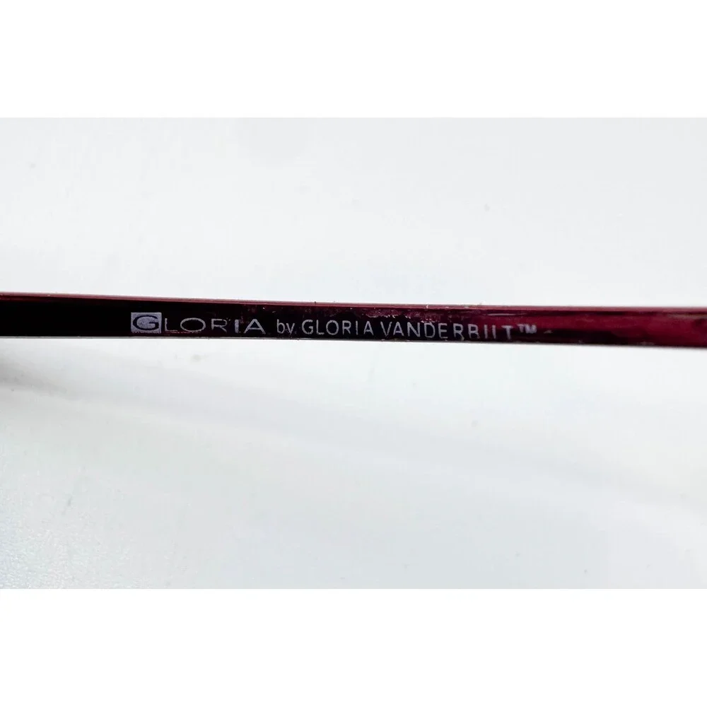Gloria Vanderbilt Eyeglasses Women Burgundy GG 4004 54-18-135 Col. 167 54mm